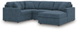 Modmax Ink Performance Fabric,Next-Gen Nuvella™ 4-Piece Sectional with Chaise view 4