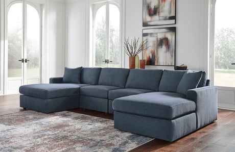 Modmax Ink Performance Fabric,Next-Gen Nuvella™ 4-Piece Sectional with Chaise - image 1