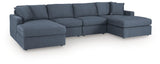 Modmax Ink Performance Fabric,Next-Gen Nuvella™ 4-Piece Sectional with Chaise - image 2
