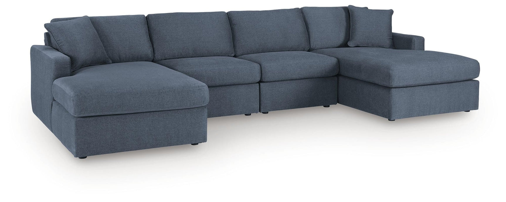 Modmax Ink Performance Fabric,Next-Gen Nuvella™ 4-Piece Sectional with Chaise - image 2