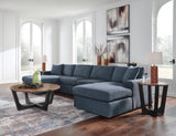 Modmax Ink Performance Fabric,Next-Gen Nuvella™ 4-Piece Sectional with Chaise - image 3