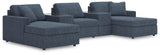 Modmax Ink Performance Fabric,Next-Gen Nuvella™ 5-Piece Pit Sectional - image 1