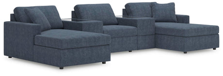 Modmax Ink Performance Fabric,Next-Gen Nuvella™ 5-Piece Pit Sectional - image 1