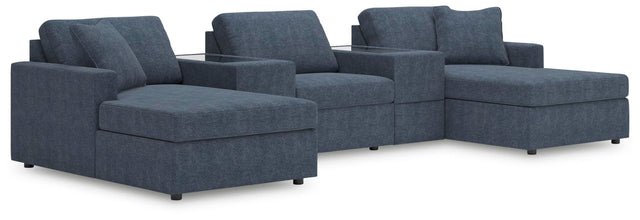 Modmax Ink Performance Fabric,Next-Gen Nuvella™ 5-Piece Pit Sectional - image 1