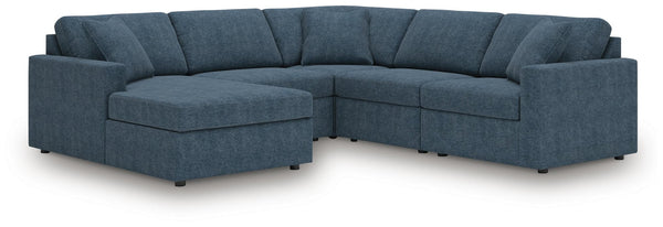 Modmax Ink Performance Fabric,Next-Gen Nuvella™ 5-Piece Sectional with Chaise - image 1
