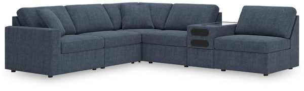Modmax Ink Performance Fabric,Next-Gen Nuvella™ 6-Piece Sectional - image 1