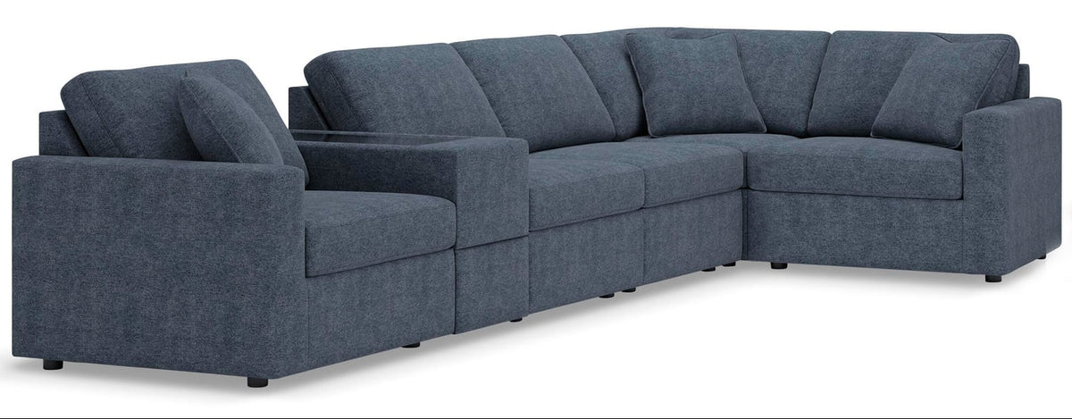 Modmax Ink 6-Piece Sectional with Recliner - image 2