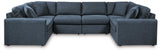 Modmax Ink Performance Fabric,Next-Gen Nuvella™ 6-Piece Sectional view 3