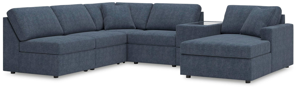 Modmax Ink Performance Fabric,Next-Gen Nuvella™ 6-Piece Sectional with Chaise - image 1