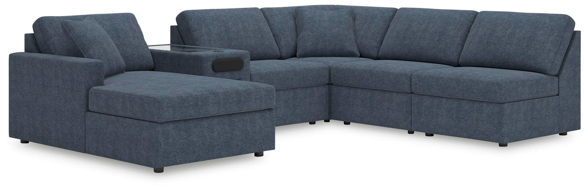 Modmax Ink Performance Fabric,Next-Gen Nuvella™ 6-Piece Sectional with Chaise - image 1