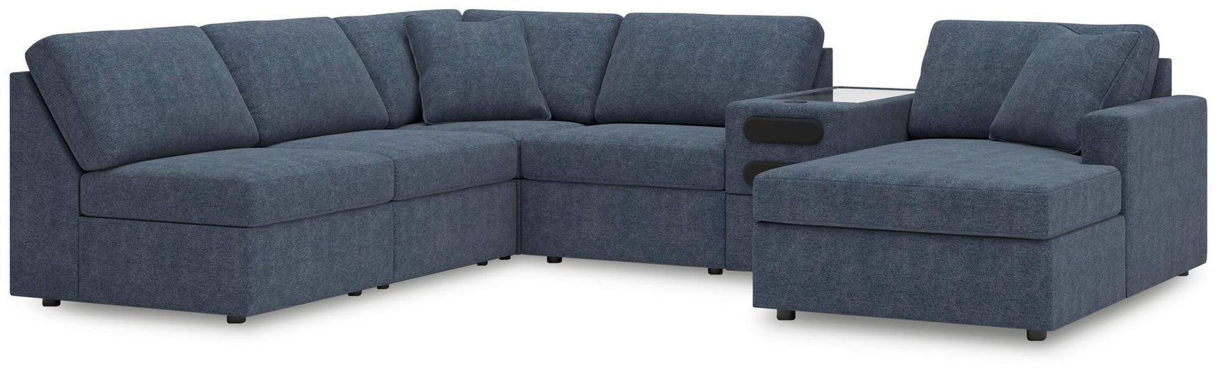 Modmax Ink Performance Fabric,Next-Gen Nuvella™ 6-Piece Sectional with Chaise - image 1