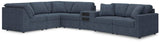Modmax Ink Performance Fabric,Next-Gen Nuvella™ 7-Piece Sectional with Audio Console - image 1