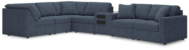 Modmax Ink Performance Fabric,Next-Gen Nuvella™ 7-Piece Sectional with Audio Console - image 1