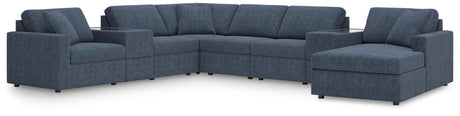 Modmax Ink Performance Fabric,Next-Gen Nuvella™ 8-Piece Sectional with Chaise - image 1
