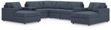 Modmax Ink Performance Fabric,Next-Gen Nuvella™ 8-Piece Sectional with Chaise - image 1