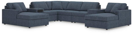 Modmax Ink Performance Fabric,Next-Gen Nuvella™ 8-Piece Sectional with Chaise - image 1