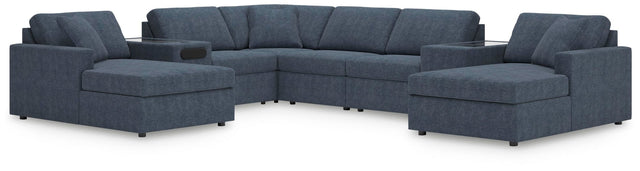 Modmax Ink Performance Fabric,Next-Gen Nuvella™ 8-Piece Sectional with Chaise - image 1