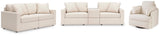 Modmax Oyster Sofa, Loveseat and Recliner - image 2