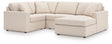 Modmax Oyster Performance Fabric,Next-Gen Nuvella™ 4-Piece Sectional with Chaise - image 1