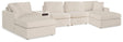 Modmax Oyster Performance Fabric,Next-Gen Nuvella™ 5 Piece Sectional with Audio Console - image 1