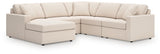 Modmax Oyster Performance Fabric,Next-Gen Nuvella™ 5-Piece Sectional with Chaise - image 1