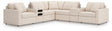 Modmax Oyster Performance Fabric,Next-Gen Nuvella™ 7-Piece Balanced Sectional with Audio and Storage Consoles - image 1