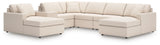 Modmax Oyster Performance Fabric,Next-Gen Nuvella™ 7-Piece Sectional - image 1