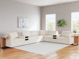 Modmax Oyster Performance Fabric,Next-Gen Nuvella™ 8-Piece Sectional - image 1