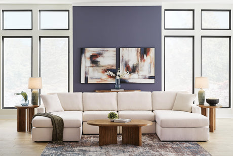 Modmax Oyster Performance Fabric,Next-Gen Nuvella™ 4-Piece Sectional with Chaise - image 1