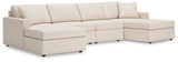 Modmax Oyster Performance Fabric,Next-Gen Nuvella™ 4-Piece Sectional with Chaise - image 2