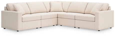 Modmax Oyster 5-Piece Sectional with Recliner - image 4