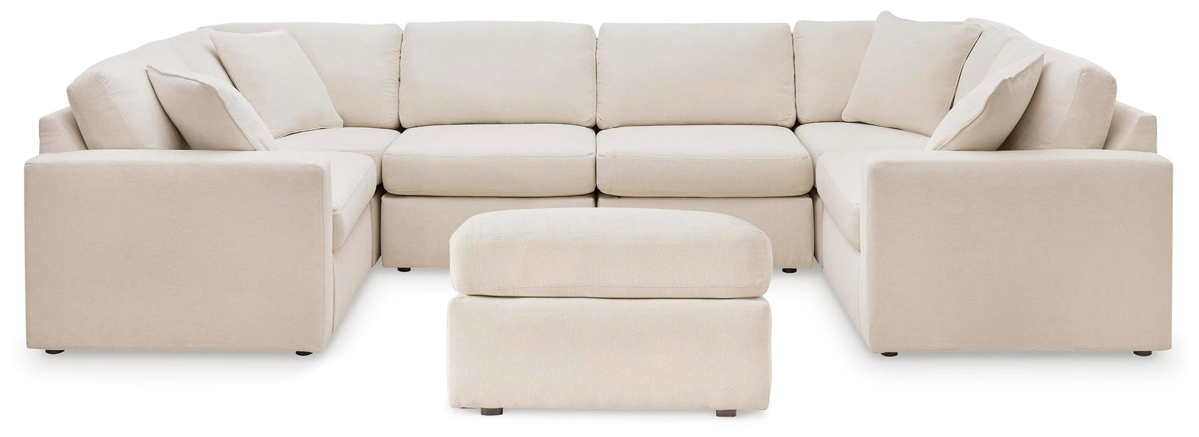 Modmax Oyster 6-Piece Sectional with Ottoman - image 2