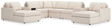 Modmax Oyster Performance Fabric,Next-Gen Nuvella™ 8-Piece Sectional with Chaise - image 1