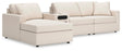 Modmax Oyster Performance Fabric,Next-Gen Nuvella™ 4-Piece Sectional with Chaise from Decor Furniture