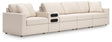 Modmax Oyster Performance Fabric,Next-Gen Nuvella™ 5-Piece Sectional - image 1