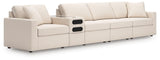 Modmax Oyster Performance Fabric,Next-Gen Nuvella™ 5-Piece Sectional - image 1