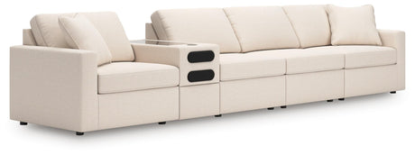 Modmax Oyster Performance Fabric,Next-Gen Nuvella™ 5-Piece Sectional - image 1