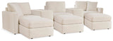 Modmax Oyster 5-Piece Sectional with Ottoman - image 2