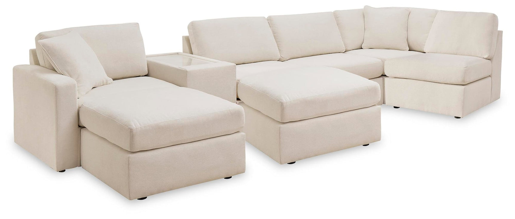 Modmax Oyster 6-Piece Sectional with Ottoman - image 2