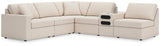 Modmax Oyster Performance Fabric,Next-Gen Nuvella™ 6-Piece Sectional from Decor Furniture