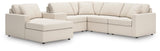 Modmax Oyster Performance Fabric,Next-Gen Nuvella™ 6-Piece Sectional with Chaise - image 1