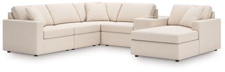 Modmax Oyster Performance Fabric,Next-Gen Nuvella™ 6-Piece Sectional with Chaise - image 1