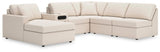 Modmax Oyster Performance Fabric,Next-Gen Nuvella™ 6-Piece Sectional with Chaise - image 1