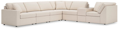 Modmax Oyster Performance Fabric,Next-Gen Nuvella™ 7-Piece Sectional - image 1