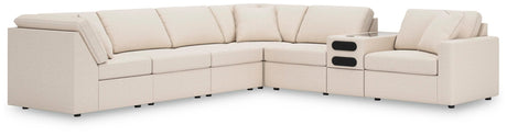 Modmax Oyster Performance Fabric,Next-Gen Nuvella™ 7-Piece Sectional - image 1