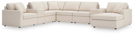 Modmax Oyster Performance Fabric,Next-Gen Nuvella™ 8-Piece Sectional with Chaise - image 1