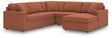 Modmax Spice Performance Fabric,Next-Gen Nuvella™ 5-Piece Sectional with Chaise - image 1