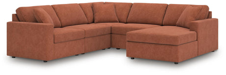 Modmax Spice Performance Fabric,Next-Gen Nuvella™ 5-Piece Sectional with Chaise - image 1