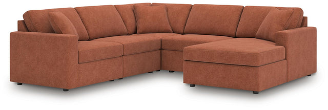 Modmax Spice Performance Fabric,Next-Gen Nuvella™ 5-Piece Sectional with Chaise - image 1