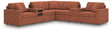 Modmax Spice Performance Fabric,Next-Gen Nuvella™ 7-Piece Balanced Sectional with Audio and Storage Consoles - image 1
